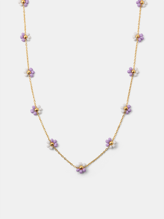 Blossom Moment Purple-white Kette