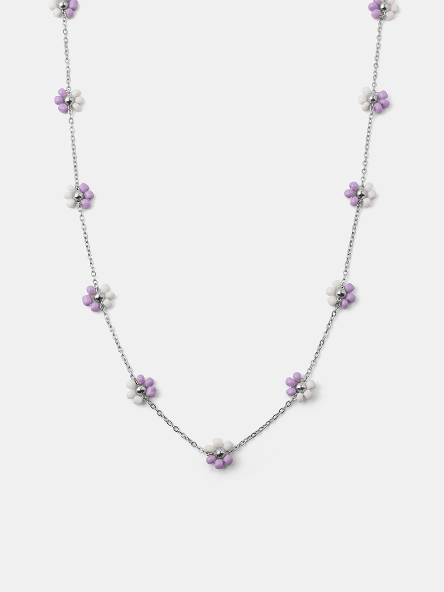 Blossom Moment Purple-white Kette