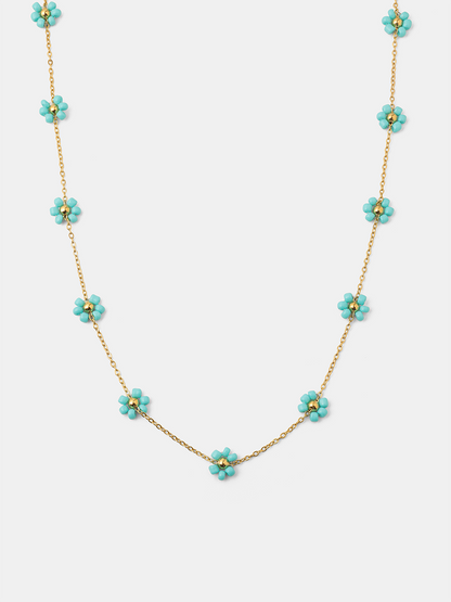 Blossom Moment Turquoise Color Kette
