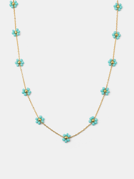 Blossom Moment Turquoise Color Kette