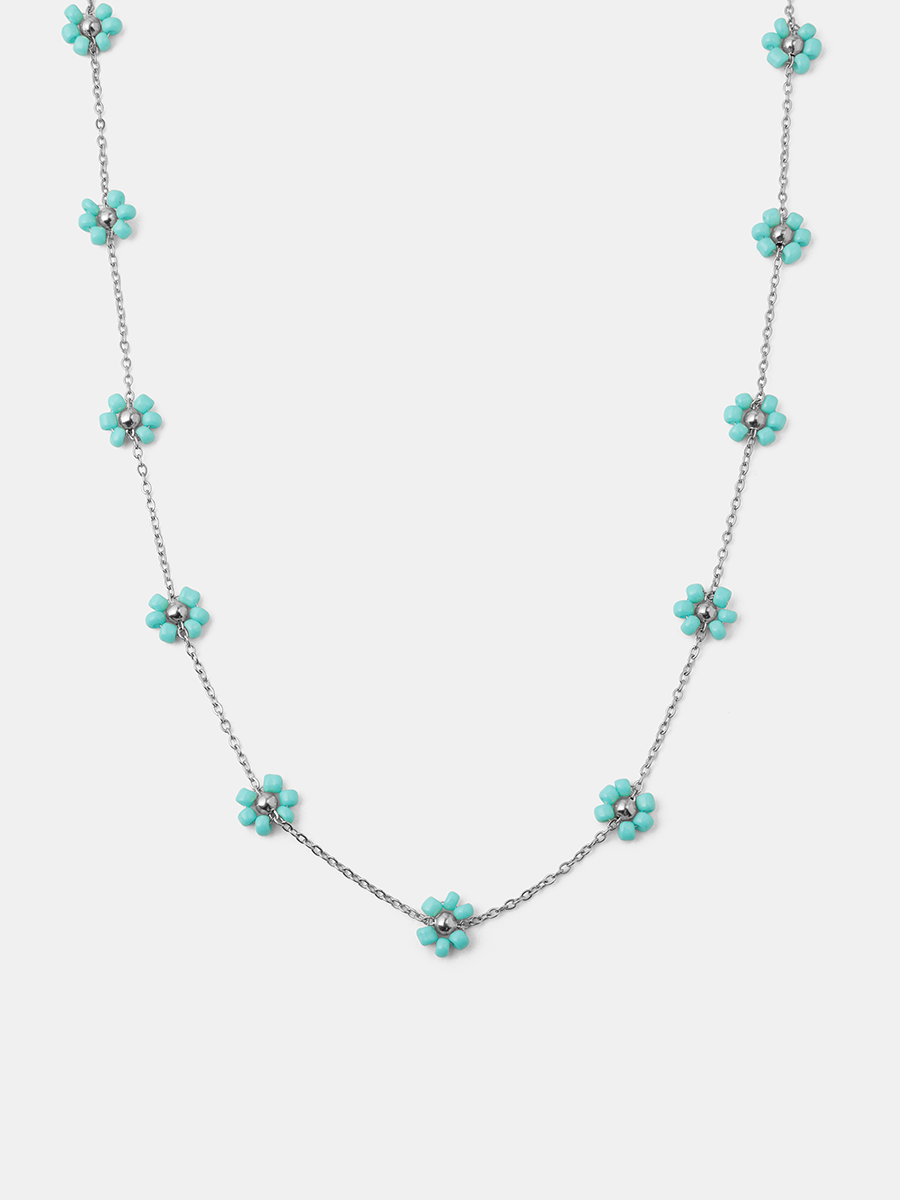 Blossom Moment Turquoise Color Kette