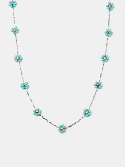 Blossom Moment Turquoise Color Kette