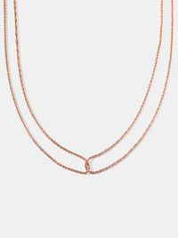 18K rosévergoldet