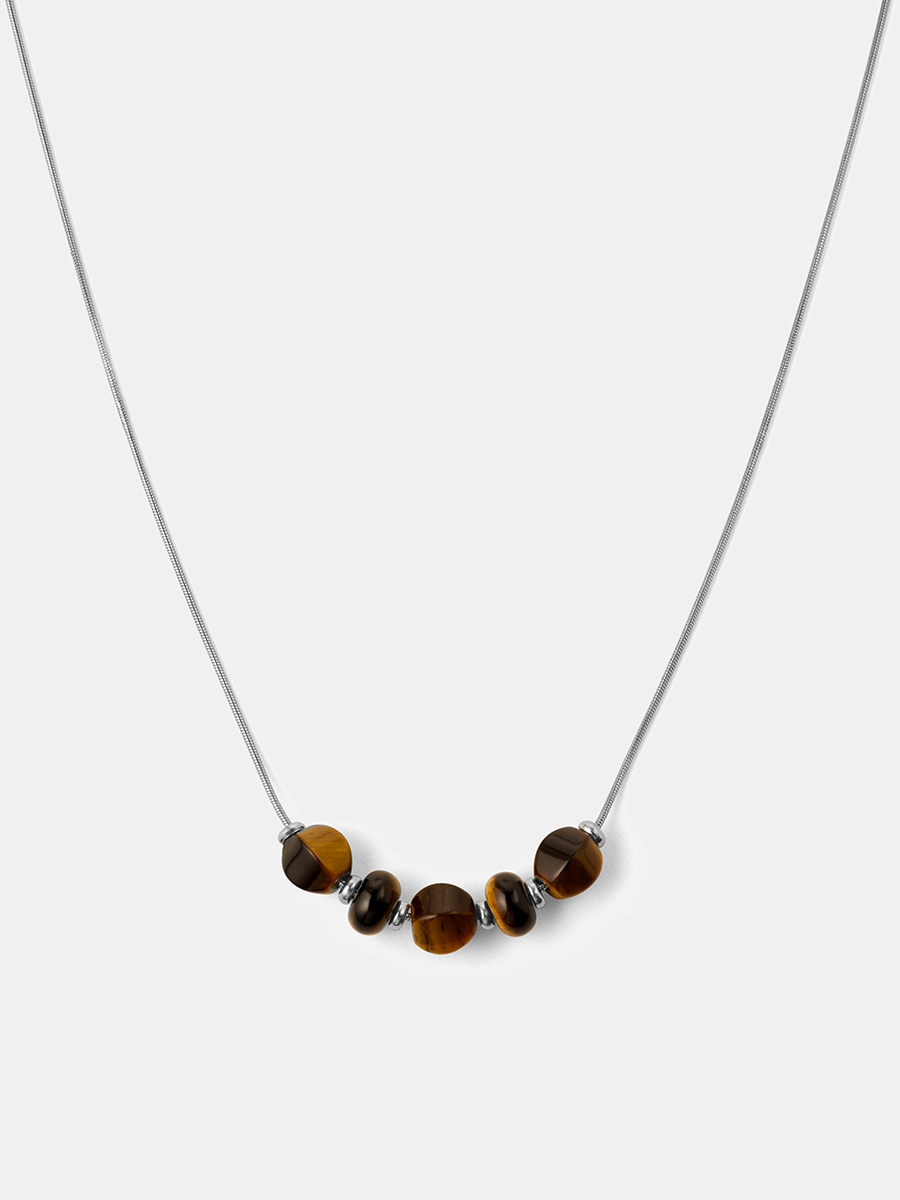 Modern Tiger's Eye Kette