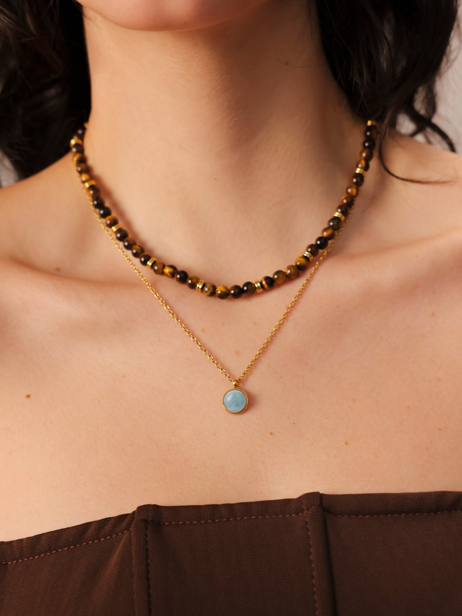 Wandering Wish Light Blue Kette