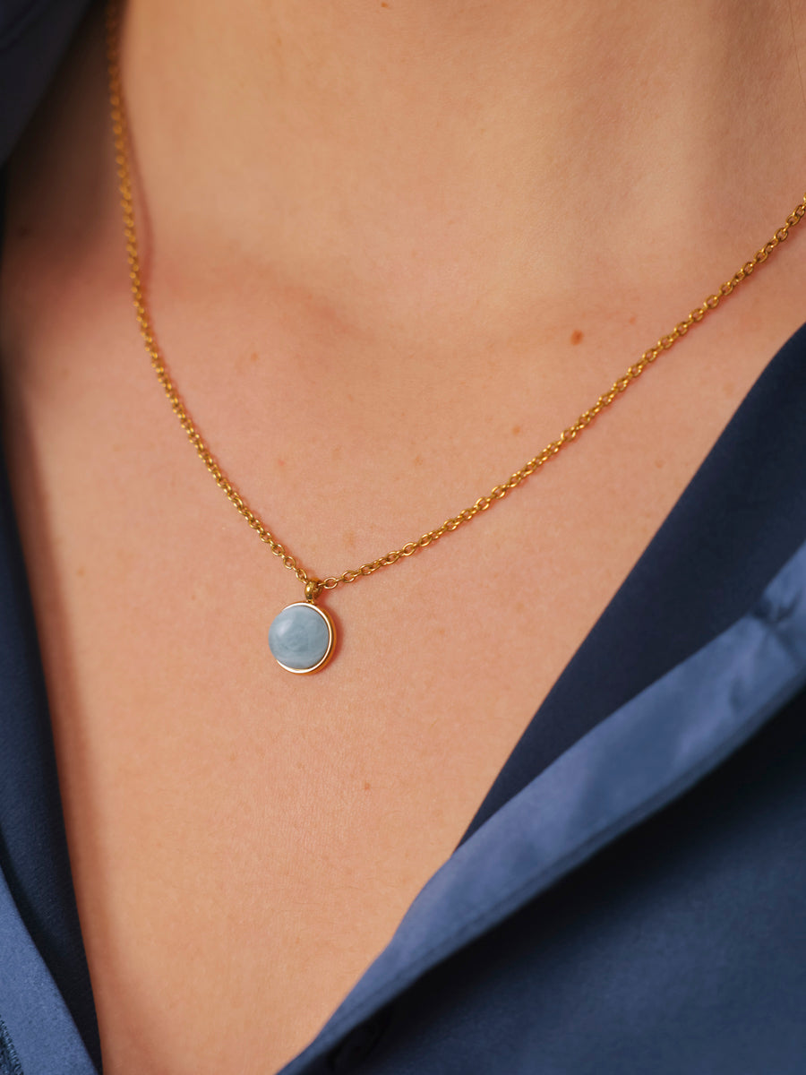 Wandering Wish Light Blue Kette