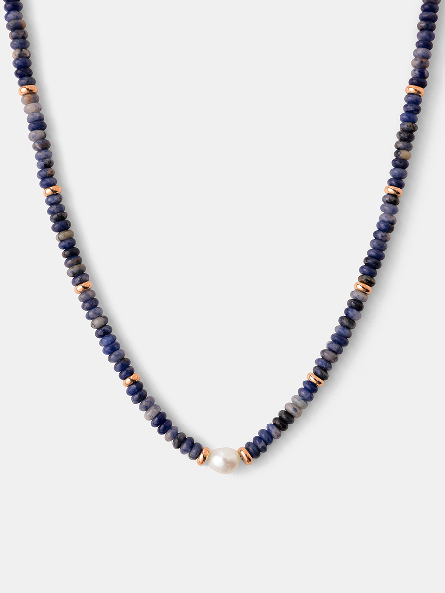 Pearl Dawn Dark Blue Kette