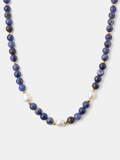 Dawn Pearl Dark Blue Kette