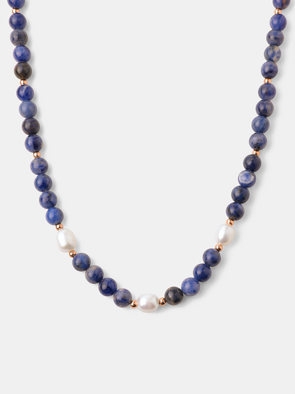 Dawn Pearl Dark Blue Kette