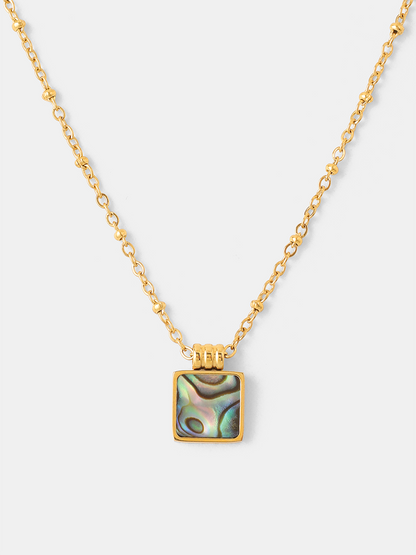 Iridescent Square Kette
