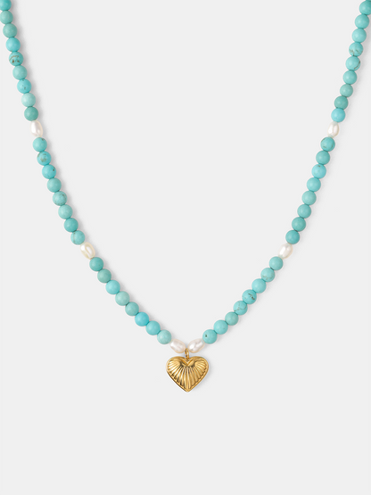 Bead Heart Kette