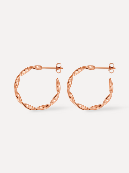 Twisted Hoop Ohrringe