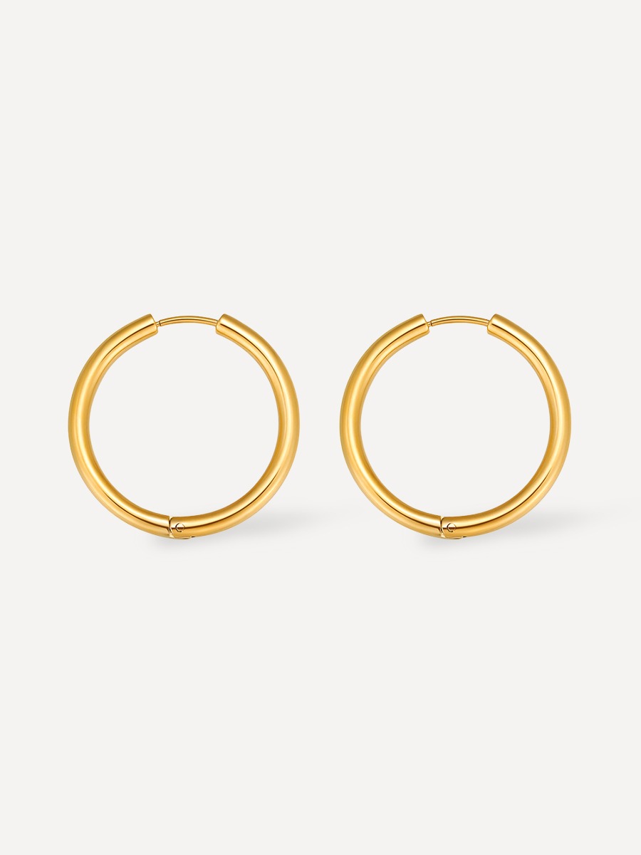 30mm GLOSSY HOOPS OHRRINGE