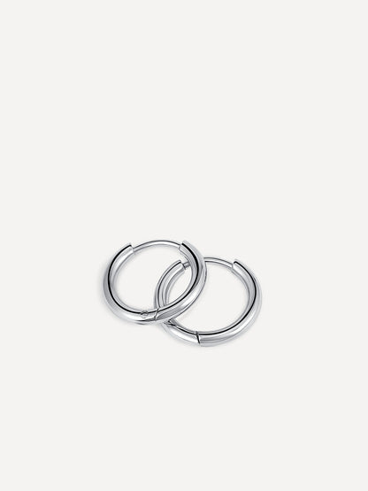 14mm SLIM HOOP Small Ohrringe