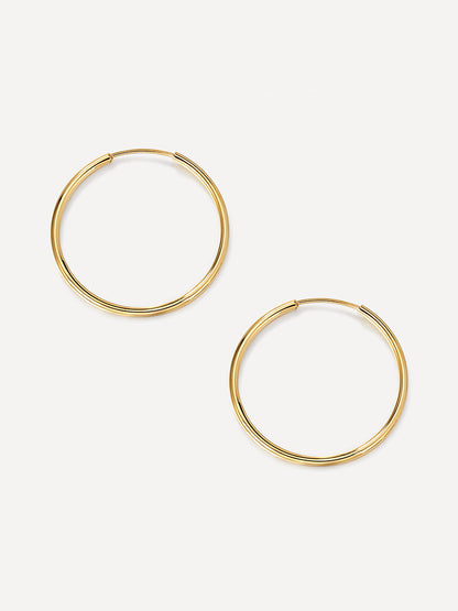 Slim Hoop Large Ohrringe