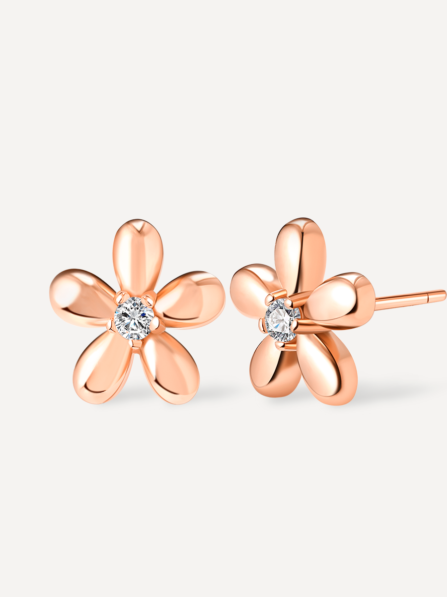 Simple Flower Ohrringe