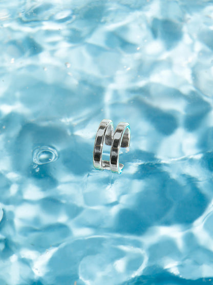Moon Phase Duo Plain Earcuff