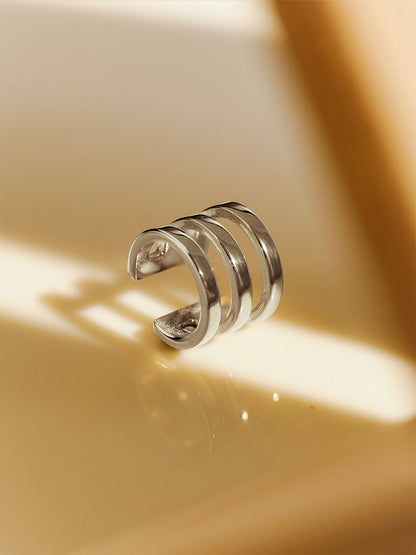 Moon Phase Trio Plain Earcuff