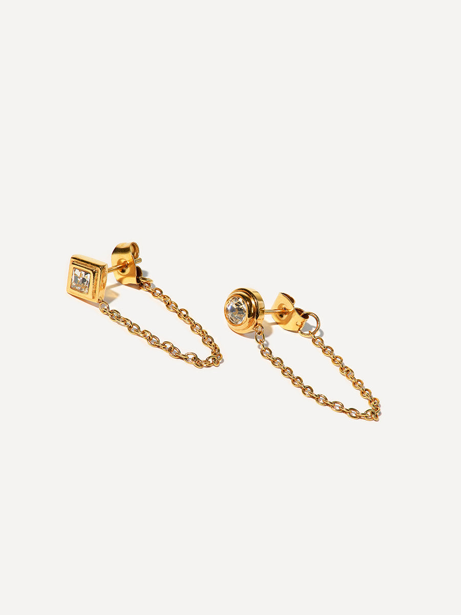 Geometric Duo Ohrringe