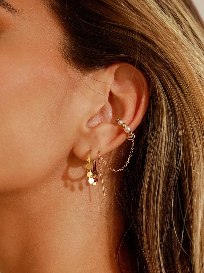 Pearl Stream Earcuff