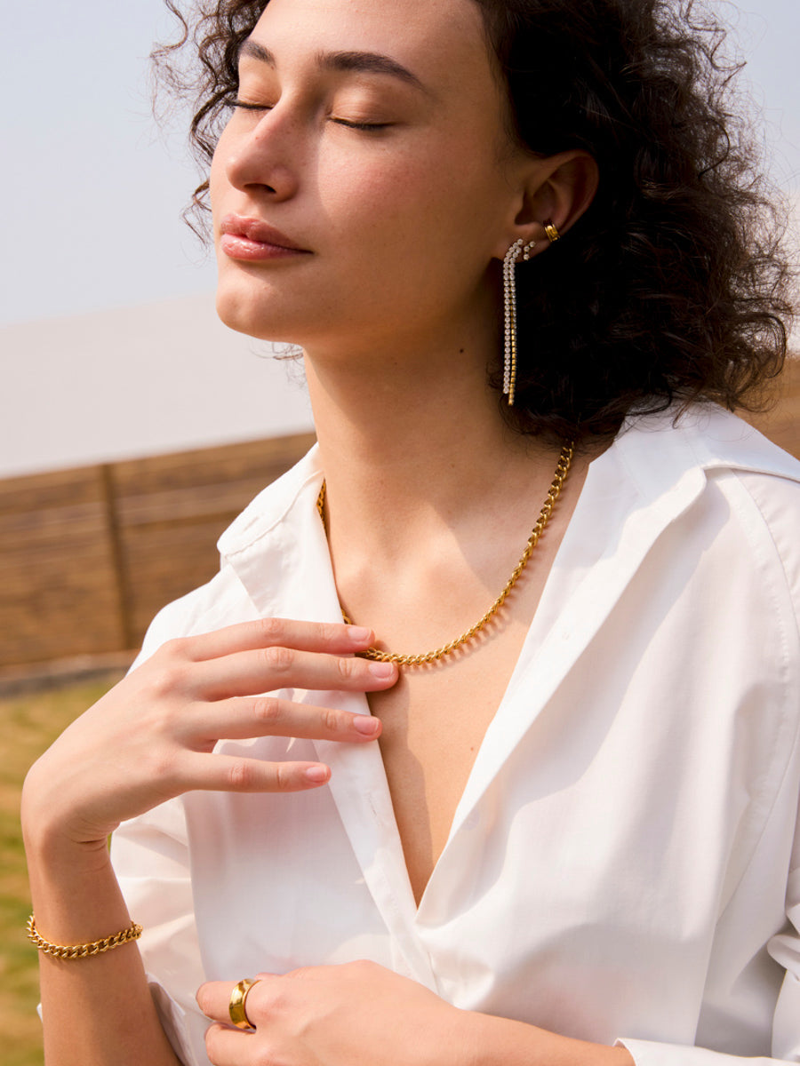 Mirror Arc Earcuff