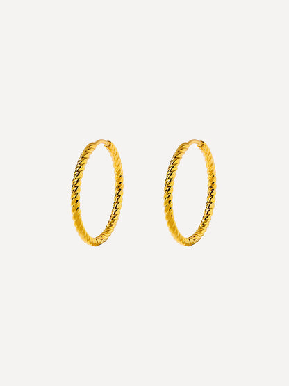 23mm Modern Twist Medium Ohrringe