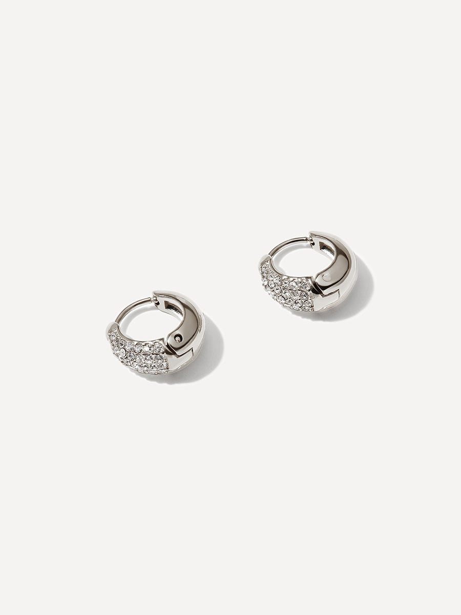 Sparkling Hoop Small Ohrringe