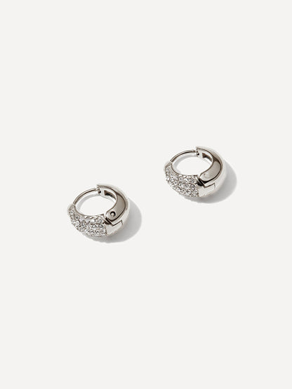 Sparkling Hoop Small Ohrringe