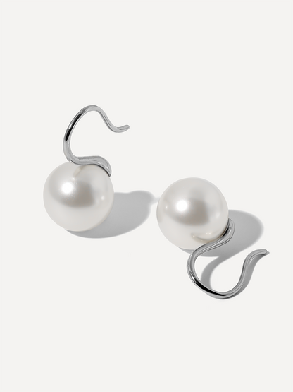 Sway Pearl White Ohrringe
