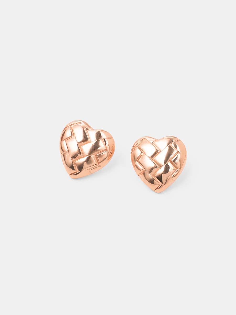 Heart Weave Ohrringe