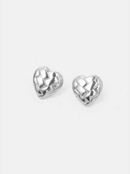 Heart Weave Ohrringe