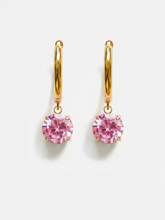 Crystal Delight Pink Ohrringe
