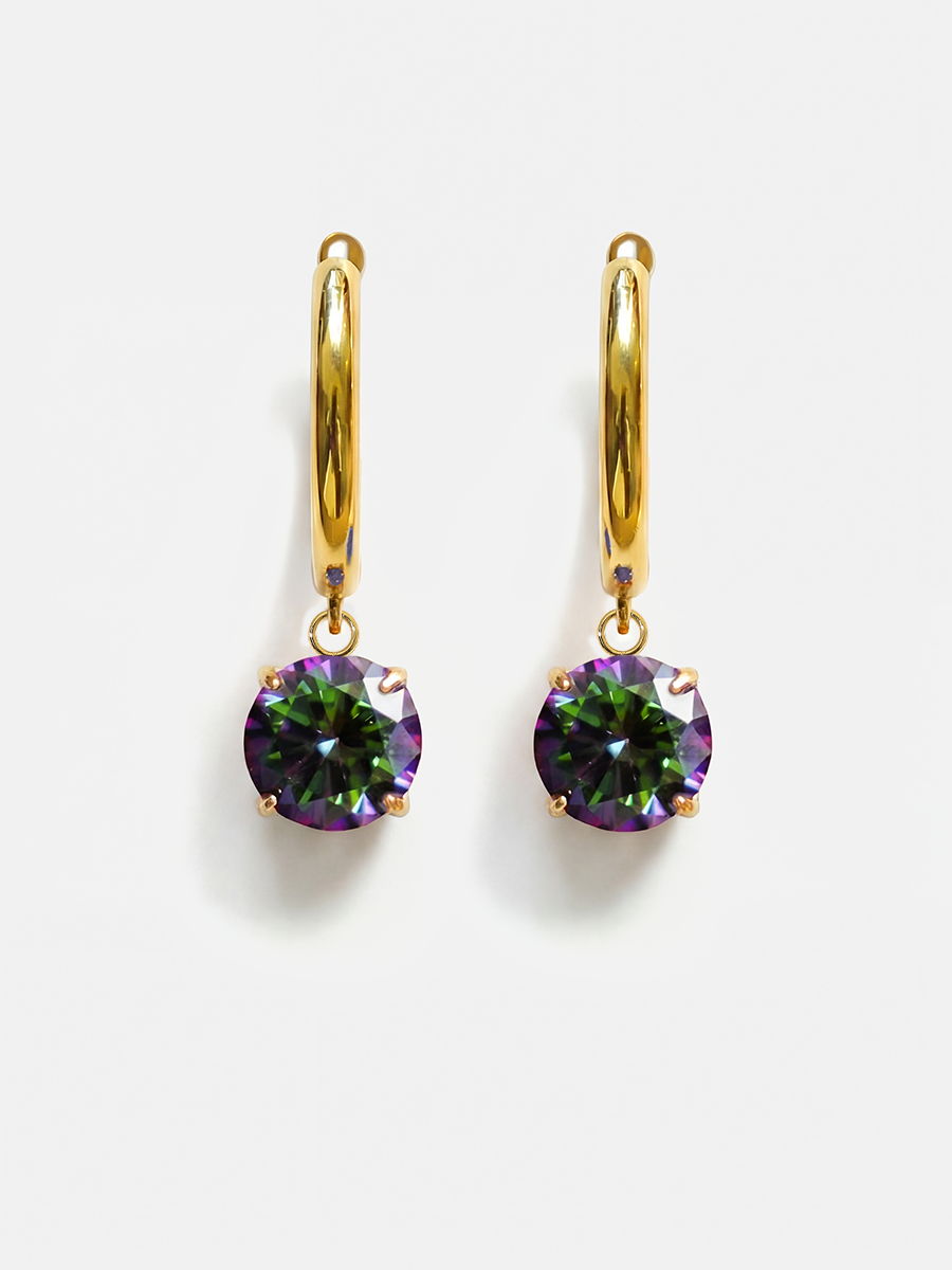 Crystal Delight Aurora Black Ohrringe