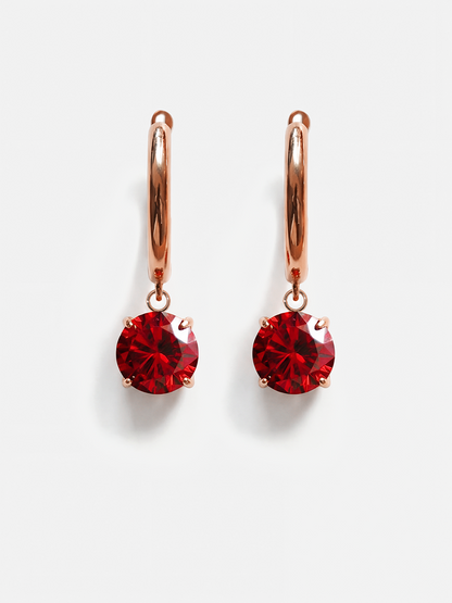 Crystal Delight Dark Red Ohrringe