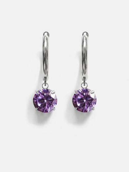 Crystal Delight Purple Ohrringe