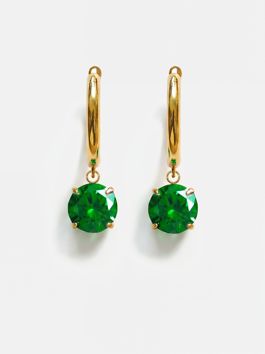 Crystal Delight Green Ohrringe