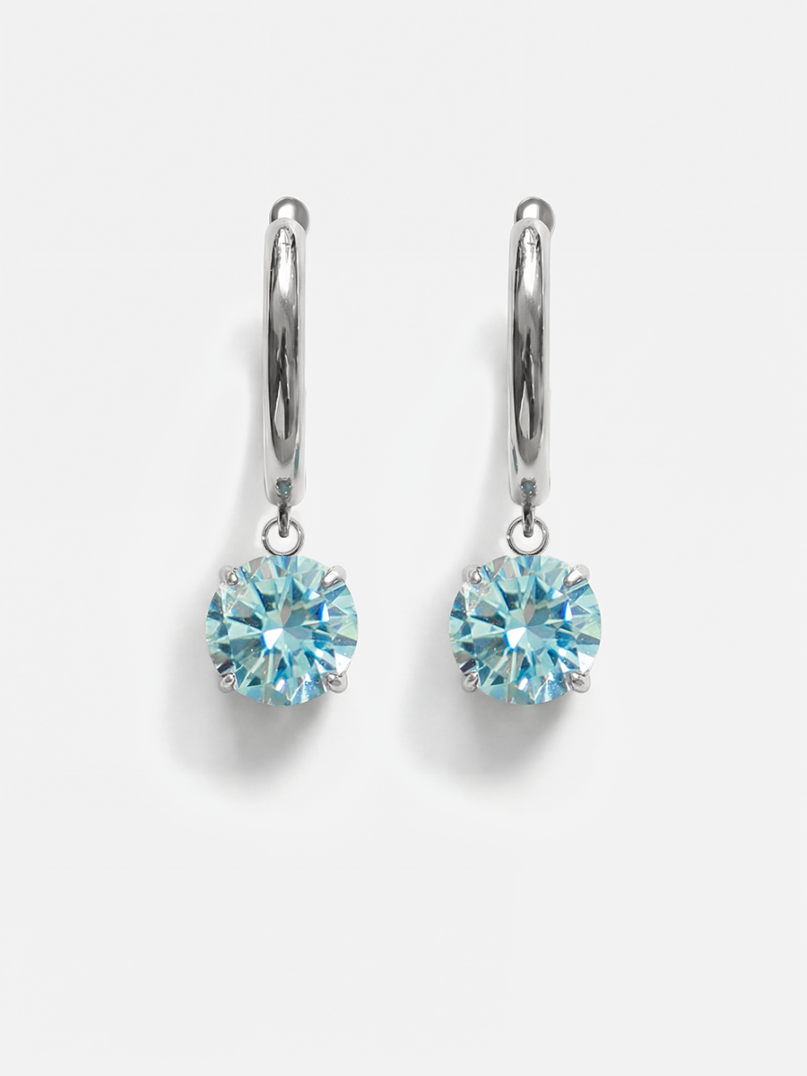 Crystal Delight Light Blue Ohrringe