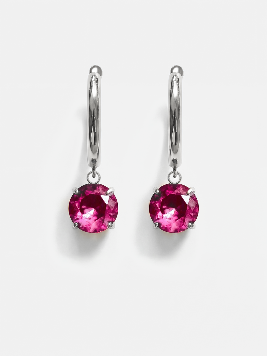 Crystal Delight Ruby Ohrringe