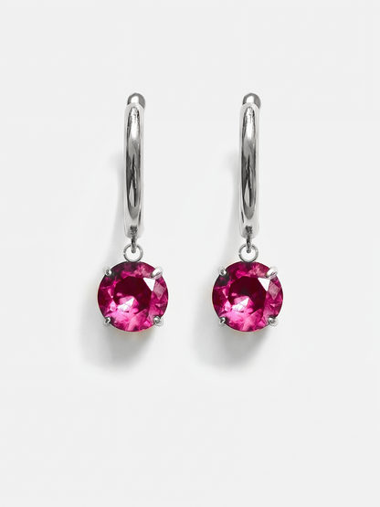 Crystal Delight Ruby Ohrringe