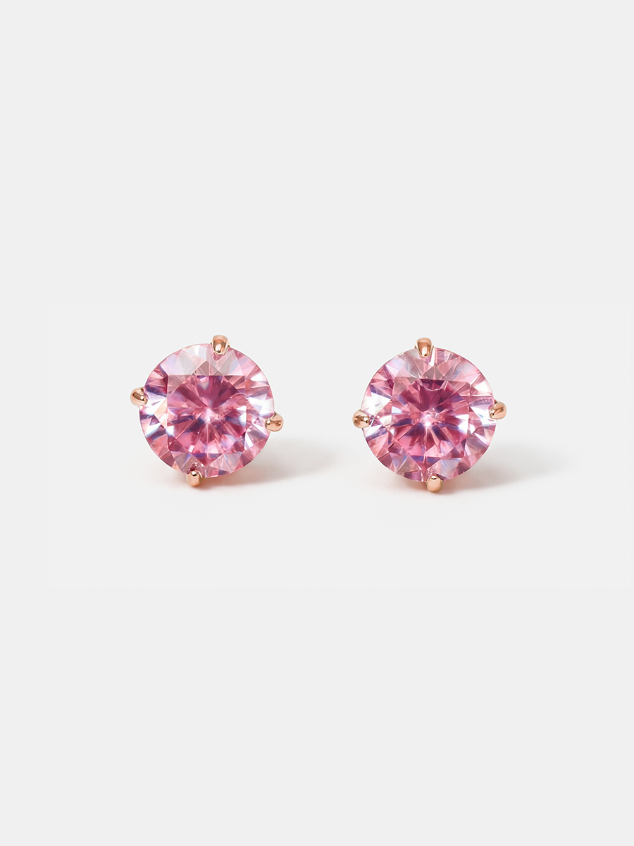 Crystal Delight Pink Stub-Ohrringe
