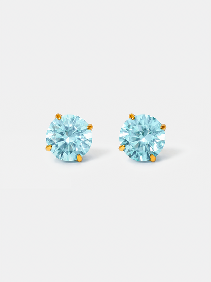 Crystal Delight Light Blue Stub-Ohrringe