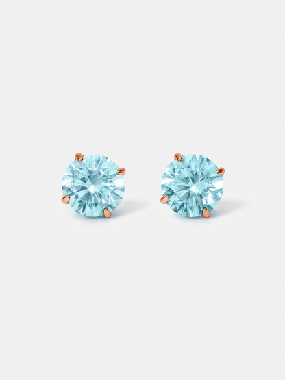 Crystal Delight Light Blue Stub-Ohrringe