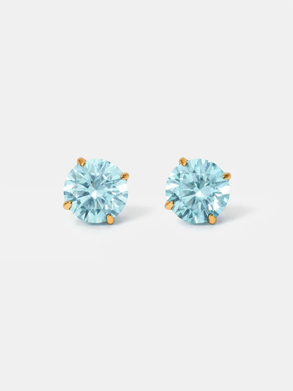 Crystal Delight Light Blue Stub-Ohrringe