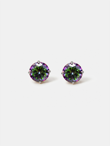 Crystal Delight Aurora Black Small Stub-Ohrringe