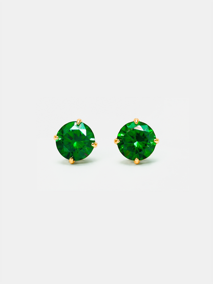 Crystal Delight Green Small Stub-Ohrringe