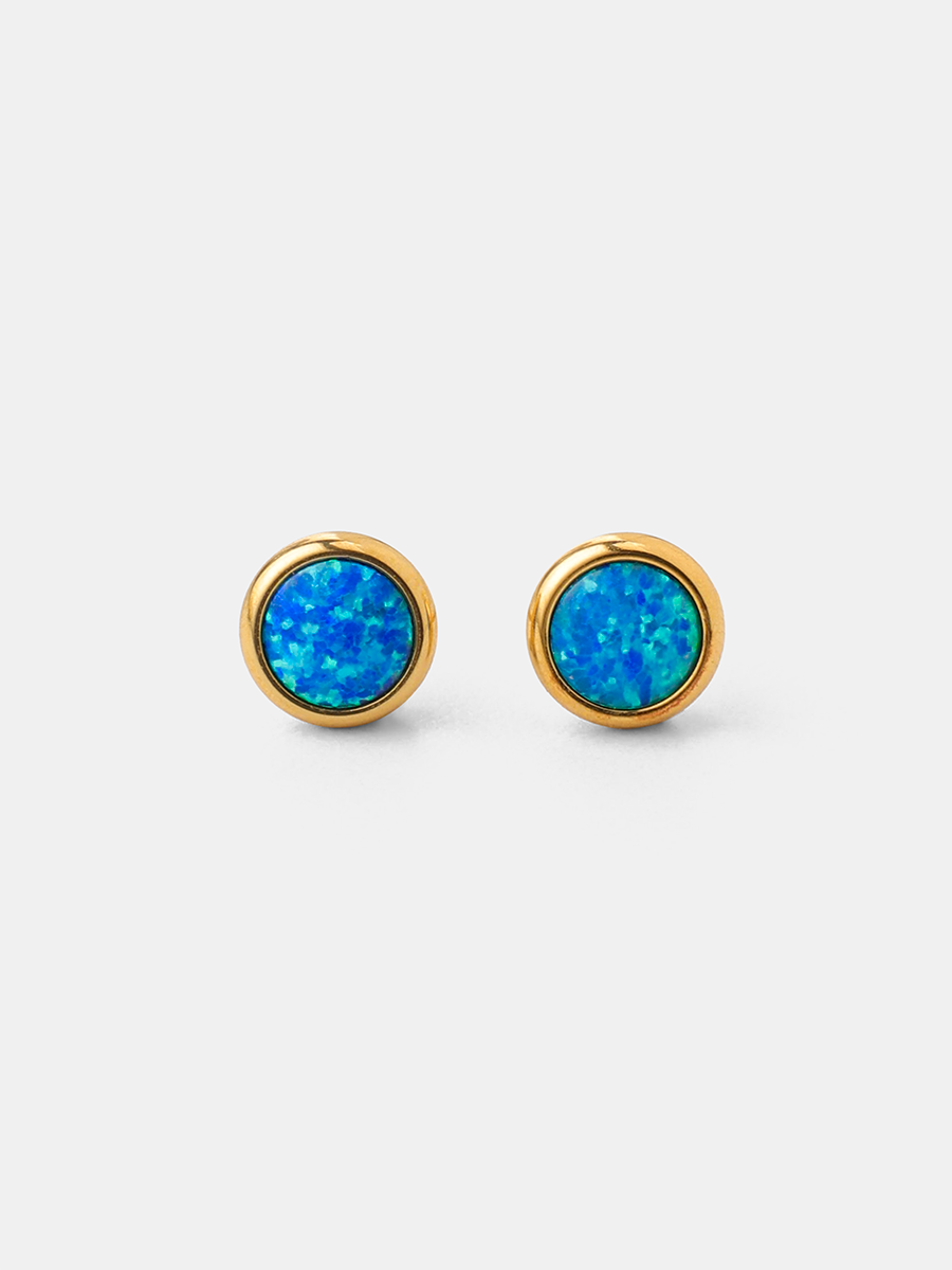 Glitter Stone Stud Ohrringe