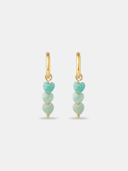 Love Droplets Sea Green Ohrringe