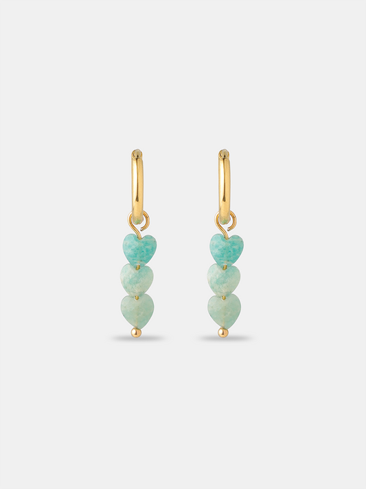 Love Droplets Sea Green Ohrringe