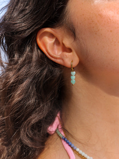 Love Droplets Sea Green Ohrringe