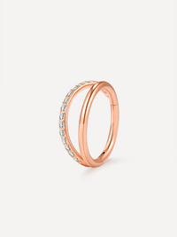18K rosévergoldet